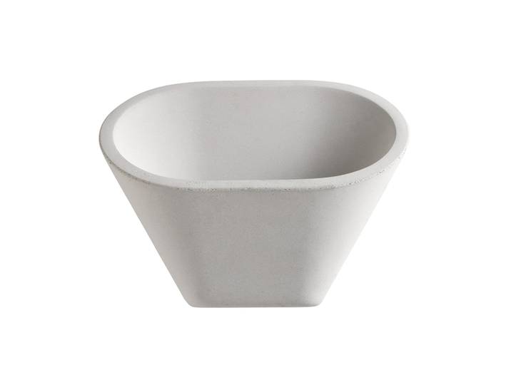 FOSCARINI lampe murale applique APLOMB (Blanc - ciment, métal verni et Aluminium)