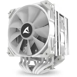 Sharkoon A60 RGB White Air Cooler (159 mm), CPU Kühler, Weiss