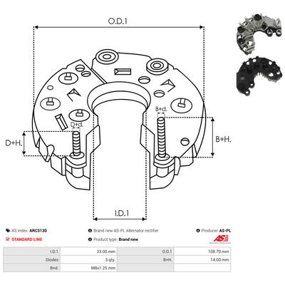 AS-PL Gleichrichter, Generator ARC3130