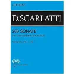 200 Sonaten Band 1 (Sonaten Nr.1-50) für Klavier, Fachbücher von Domenico Scarlatti