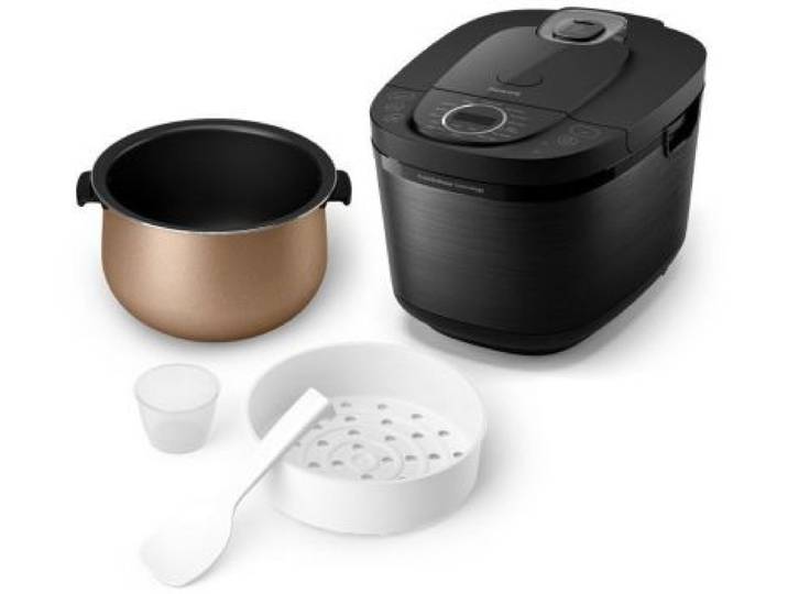 Philips - Cuiseur Riz Hd4814/31 Rice Cooker Noir 1.8l, 800w