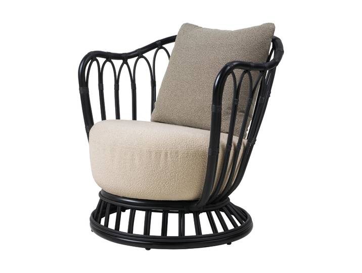 GUBI Fauteuil d extérieur Grace Lorkey Limonta 41-43-black'