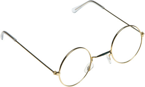 Brille "Rund", gold