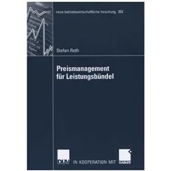 Preismanagement für Leistungsbündel, Fachbücher von Stefan Roth