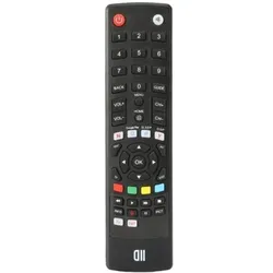 D2 Diffusion Télecommande universelle 2 en 1 TV + TNT (Universal Fernbedienung, Infrarot), Fernbedienung, Schwarz