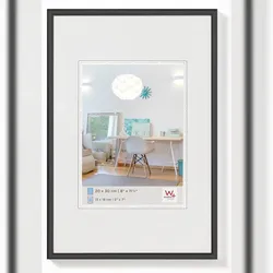 walther + design Lifestyle Kunststoff Bilderrahmen 10x15 cm SCHWARZ