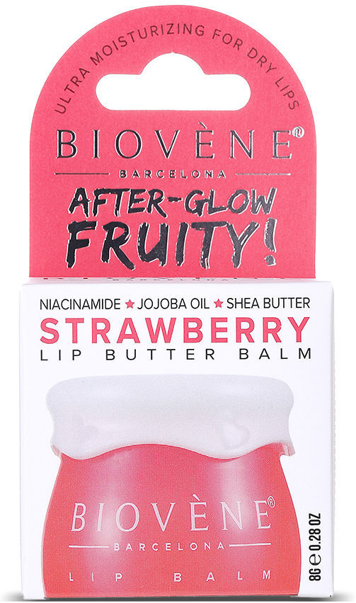 Biovene Bálsamo labial AFTER-GLOW FRUITY! Morango 8g