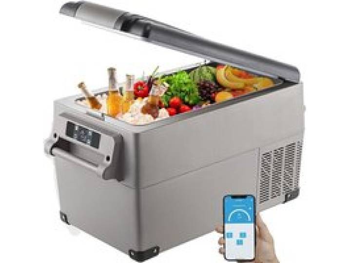 Glacière Électrique Voiture 35L avec Écran LCD Numérique -20 à 20 ℃ pour Maison/Voiture/Camping [Classe énergétique B]