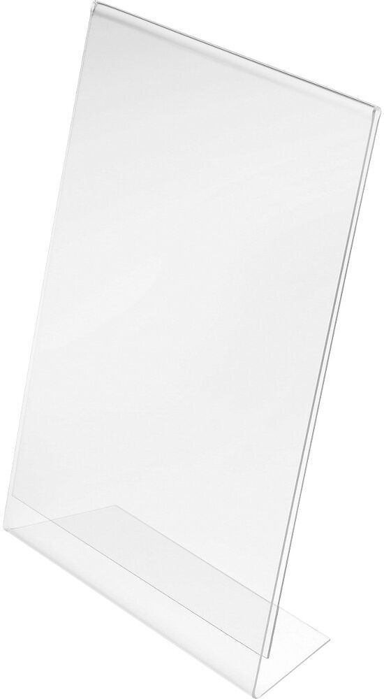 Tischaufsteller, schräg, Polystyrol, Format DIN A3 hoch, VE 1 Stk magnetoplan