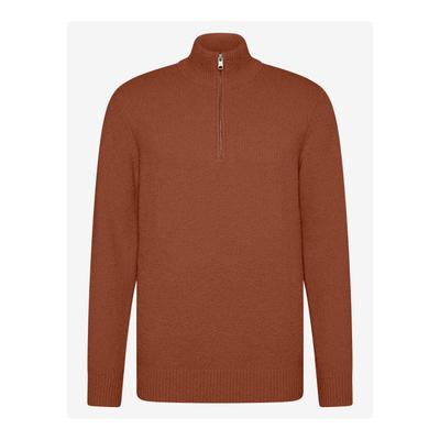 Troyer BENVENUTO. "BENVENUTO. Pullover ALVARO", Herren, Gr. M, fire brick, Casual, regular fit, Pullover Troyer, mit weichem Strickmaterial