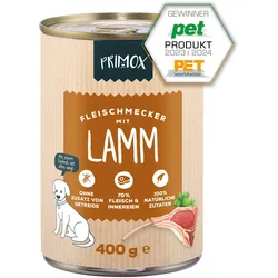 Primox Hunde Nassfutter mit Lamm 6 x 400g 6x400 g