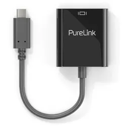 PureLink USB-C auf HDMI Adapter - 4K60 - iSerie - schwarz - 0,10m