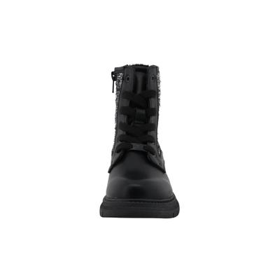 Stiefel TOM TAILOR "Tom Tailor Winter Boots", Mädchen, Gr. 30, schwarz, Polyurethan, unifarben, Schuhe Stiefel