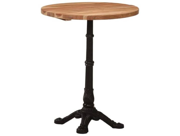Makastle Bistrotisch Ø60x76 cm Akazie Massivholz