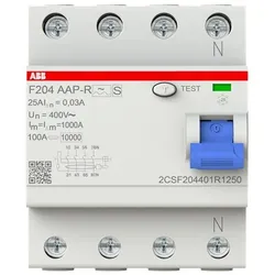 ABB Stotz S&amp;J FI-Schutzschalter F204A-25/0,03AP-R