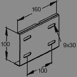 Rico Winkelverbinder 153E11-B