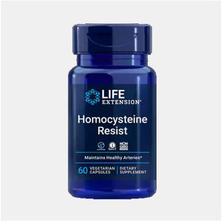 LIFE EXTENSION HOMOCYSTEINE RESIST 60 CAPSULAS
