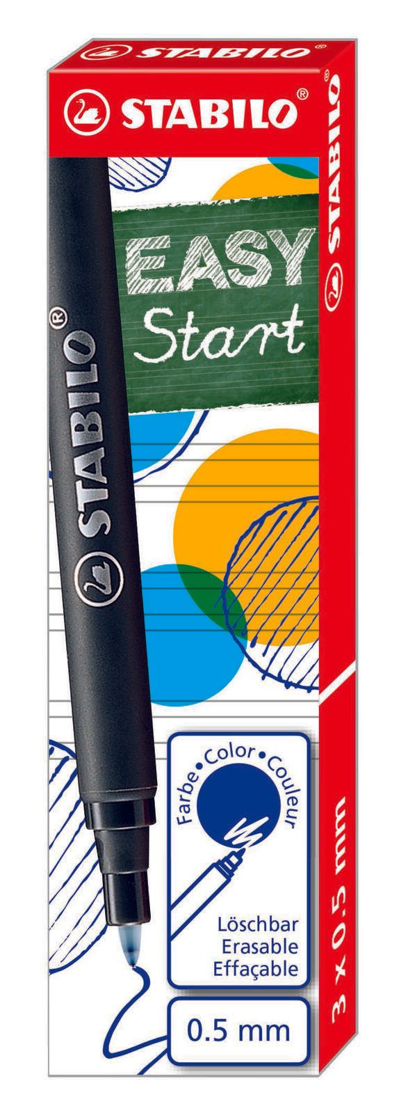 STABILO Tintenrollerminen 0.5 mm blau 6890/041