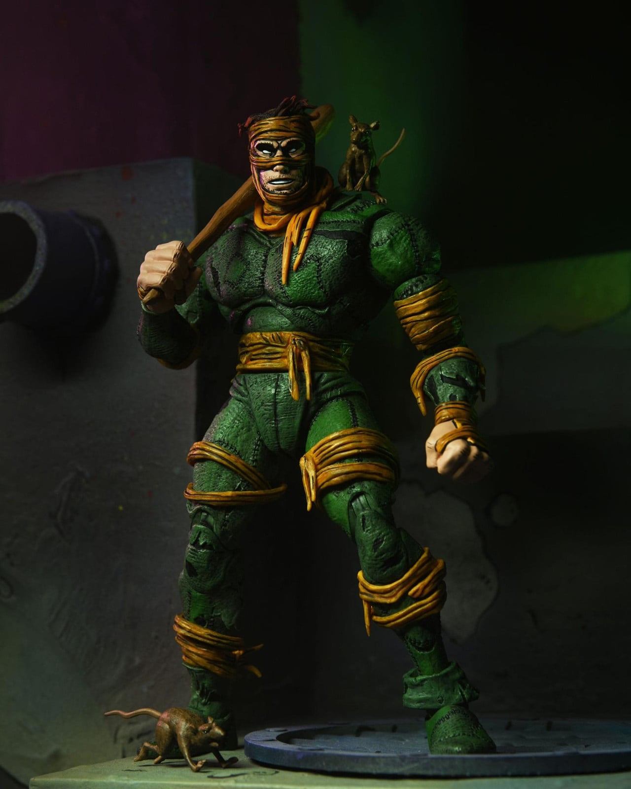 NECA Teenage Mutant Ninja Turtles Mirage Comics Actiefiguur Rat King, 18 cm