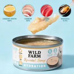WILD FARM Special Soup 80g Hydration – aromatische Suppe – unterstützt eine ausgewogene Flüssigkeitszufuhr