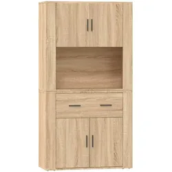 vidaXL Highboard Sonoma-Eiche Holzwerkstoff