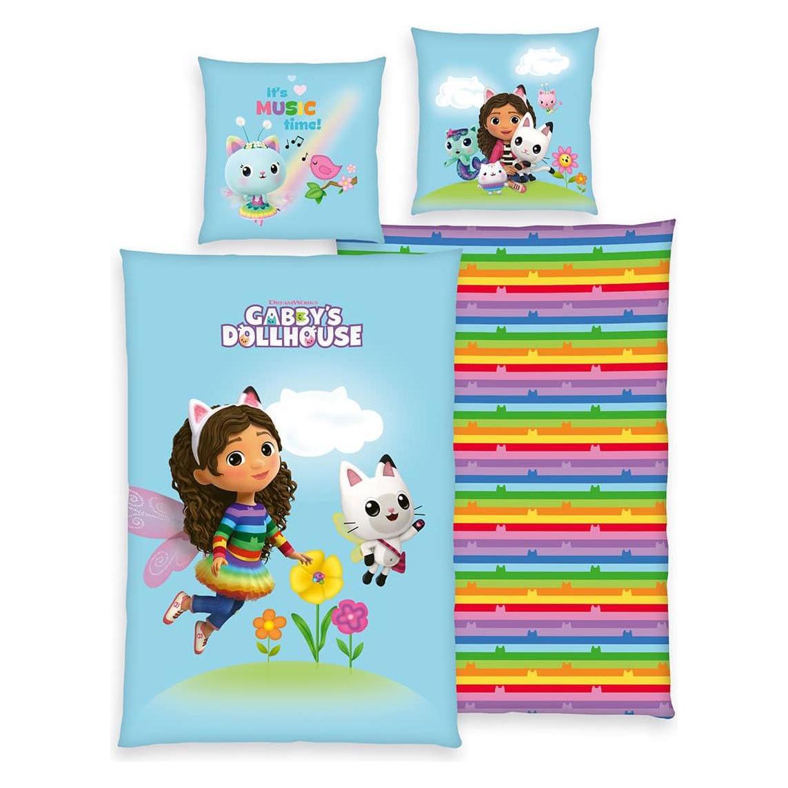 Gabby's Dollhouse Music Time (200 x 140 cm, 70 x 90 cm) (B0BQMZR18X)