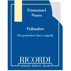 Vislumbre für gem Chor a cappella Partitur (port), Fachbücher