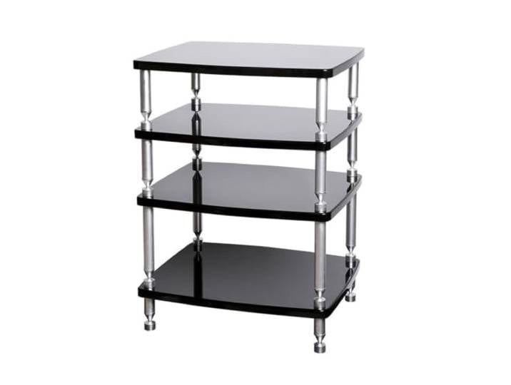 HLDJYLZS Modulares Audio Rack, HiFi Verstärkerschrank mit Aluminiumrahmen Modulares Design, Aluminiumrahmen, E1-Holzplatten, HiFi Rack für Verstärker, Receiver und Audiogeräte