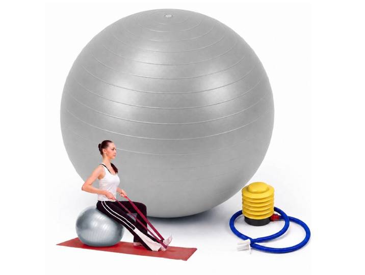 Relaxdays Gymnastiekbal met pomp