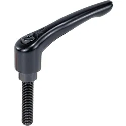 Klemmhebel Kipp mit Außengewinde M 12 x 60