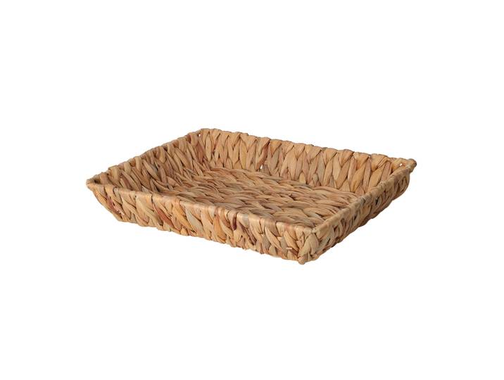 Aufbewahrungskorb 33 x 25 x 6 cm natur