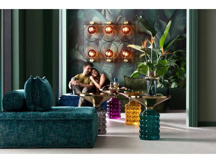 Beistelltisch Lola 70649 50 cm Lila Glas