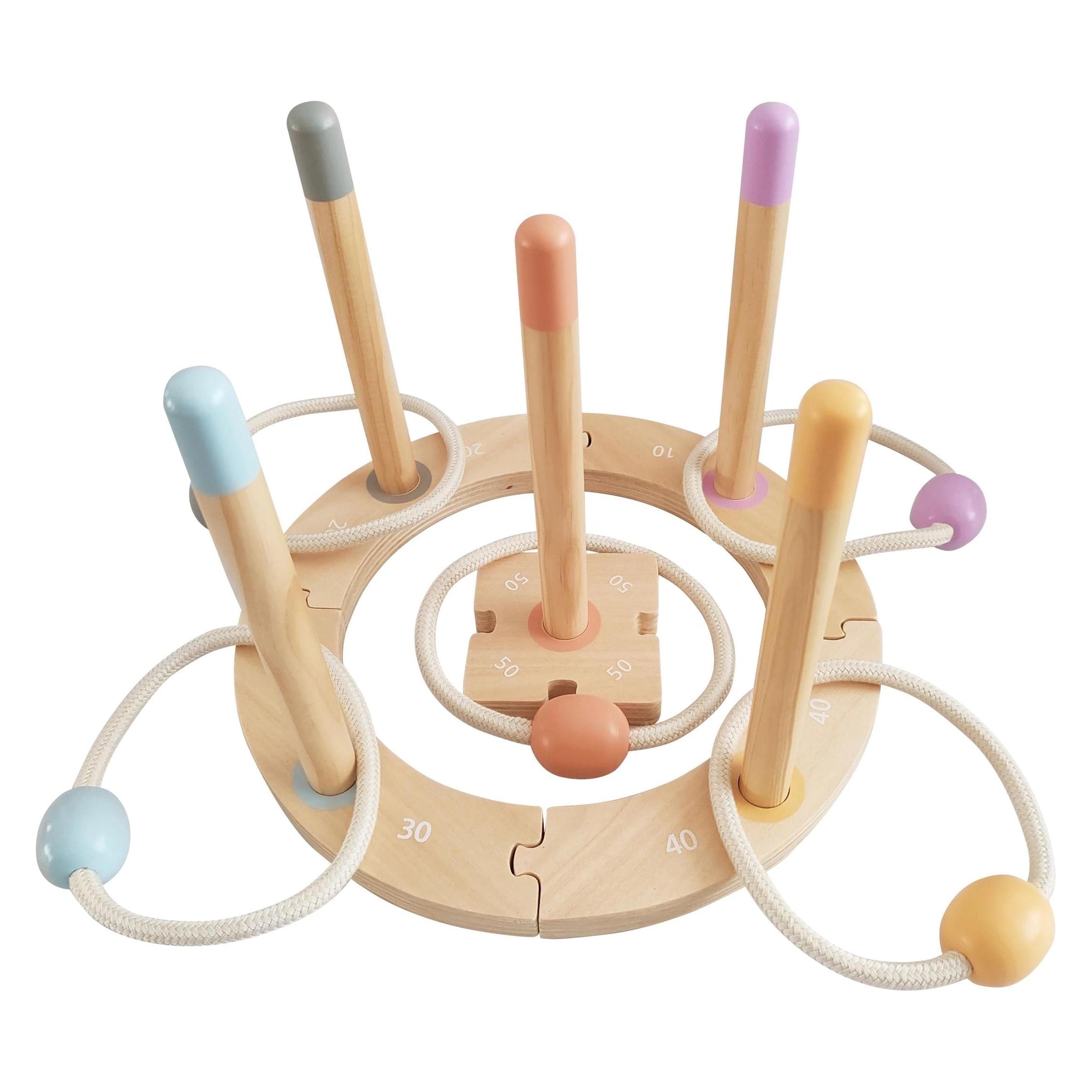 Spielmaus Holz Ringwurf-Spiel 15-teilig (0074622305)