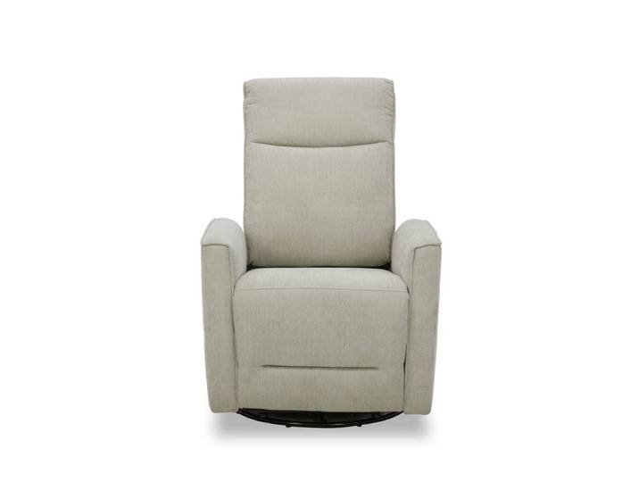 Fauteuil relax pivotant NELSON tissu beige