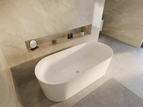 OTTOFOND Freistehende Badewanne Afinar 180 x 80 cm weiß 703970