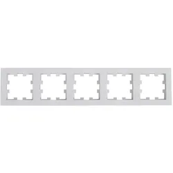 Panasonic, Zubehör Schalterprogramm, WDTF00052WHEU1 Karre Plus 55 Abdeckrahmen 5fach weiss