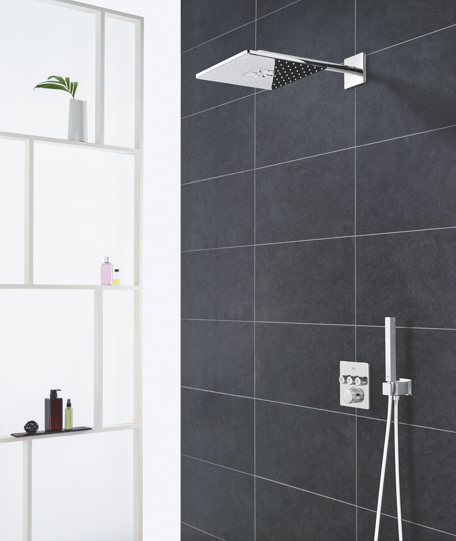 Grohe Grohtherm Smartcontrol 34706000 système de douche, chrome, thermostatique encastré