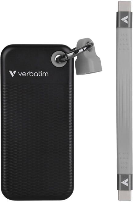 Verbatim SSD 2 To USB 3.2 Type-C Pocket noir-gris 32194 ; mediacom (32194)