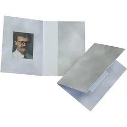 Daiber, Bilderrahmen, 1x100 Passbildmappen Wolkendesign 31x42 mm