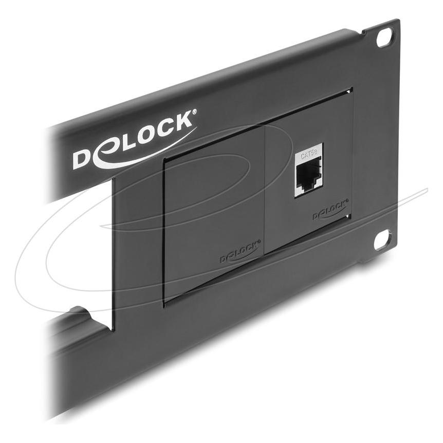 Delock Easy 45 Modul-Blindblende 45 x 45 mm schwarz (Abdeckung) (81670)