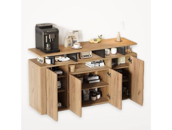 Commode Couleur polyvalente Cette commode est fournie en deux paquets avec un guide compréhensible