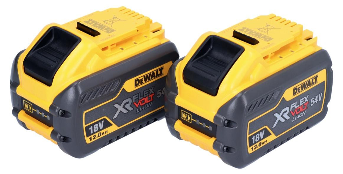 DeWalt DCB548Y2-XJ Accuset FlexVolt 54V/18V Lithium-ion Accu Set met 2x 12,0Ah Accu's