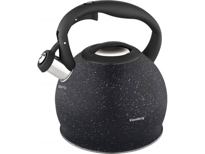 Klausberg KB-7320 fluitketel - 2L - rvs - alle warmtebronnen
