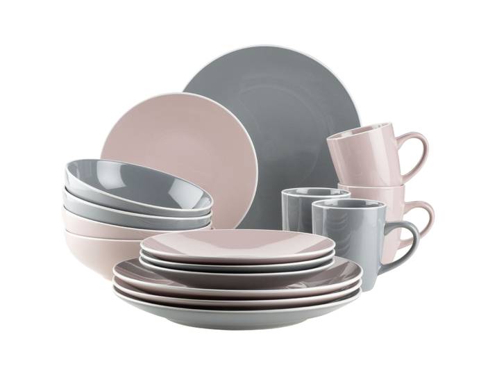 Geschirr-Set Inoda bunt Keramik - Geschirr-Set
