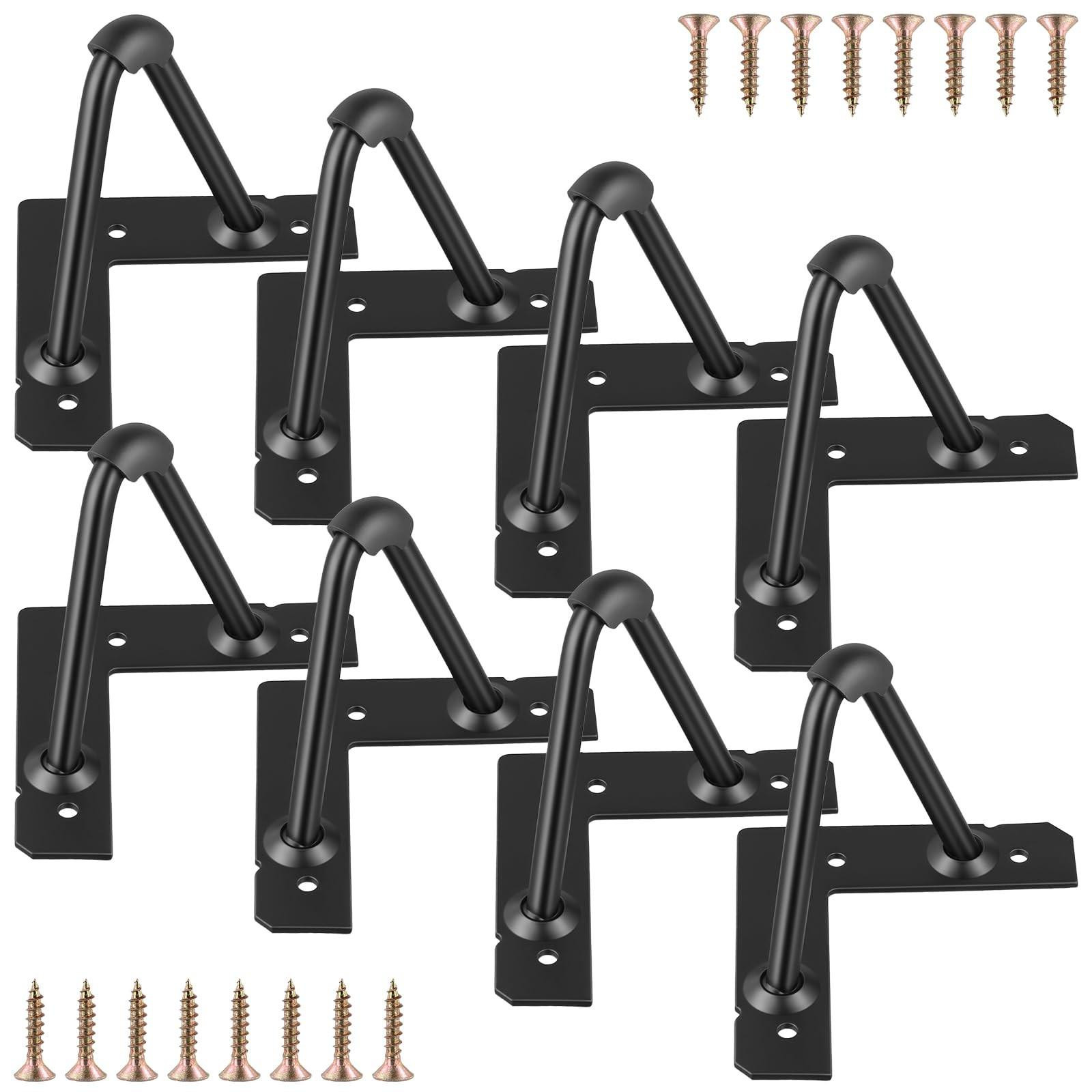 Set van 8 zwarte meubelpoten voor DIY meubels