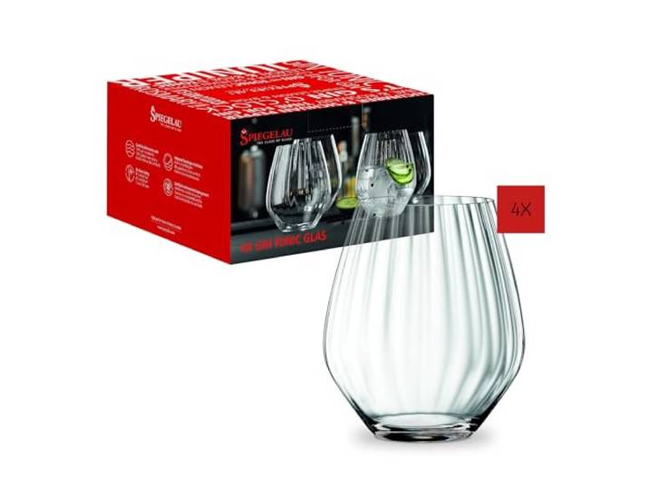 Spiegelau Gin Tonic Gläser 625 ml, 4 Stück, Special Glasses, 4810180, Cocktailgläser aus Kristallglas, Gingläser spülmaschinenfest