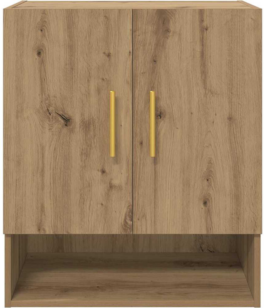 17 Stories Over the Toilet Storage Artisan Oak/Gold 70cm H X 60cm W X 31cm D