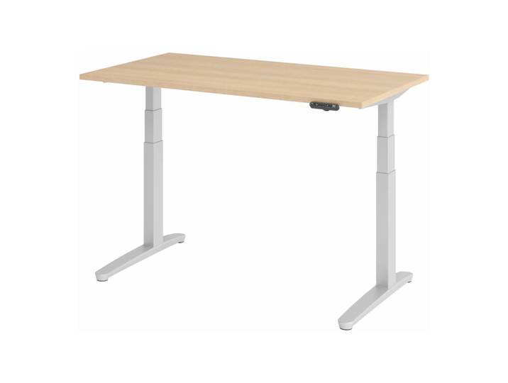 XBHM 14 SS Schreibtisch elektrisch höhenverstellbar Eiche