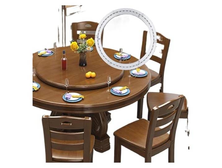 Esstisch-Drehteller, 1 Stück glattes Lazy Susan 360 drehbares Drehlager(32 inches (800mm))