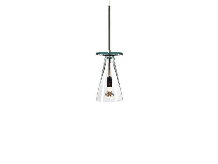 Bsweden Suspension Kon transparent, plateau turquoise